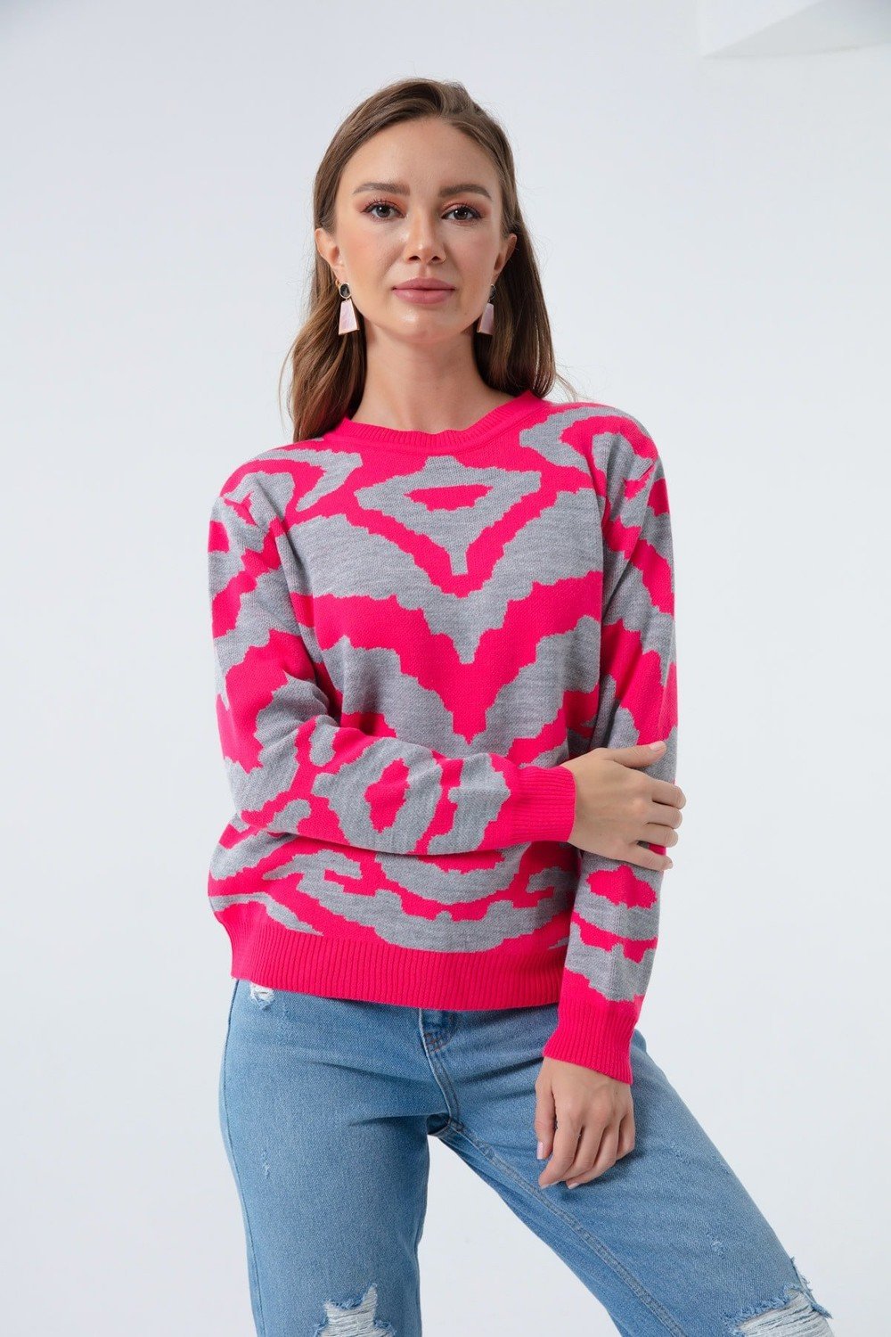 Lafaba Sweater - Gray - Regular fit
