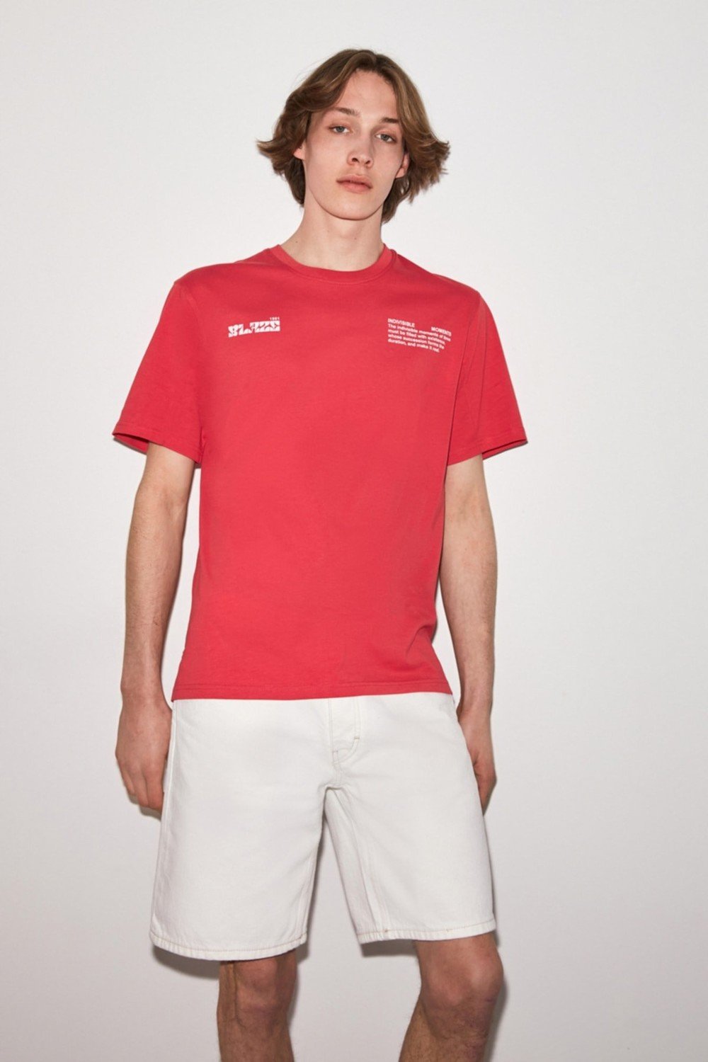 GRIMELANGE T-Shirt - Red - Regular fit