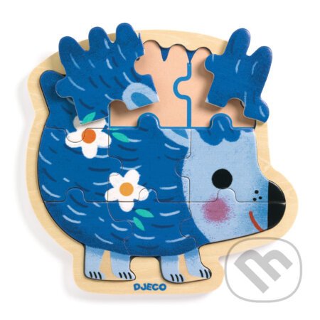 Puzzlo Ježko: drevené puzzle - Djeco