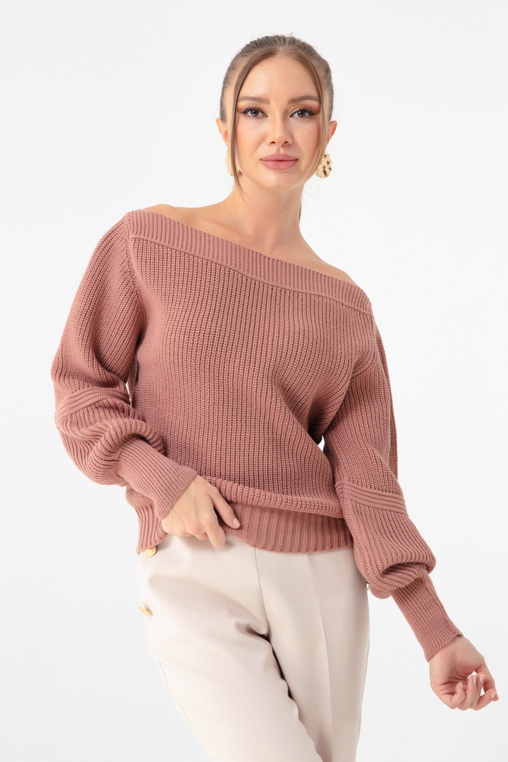 Lafaba Sweater - Pink - Regular fit