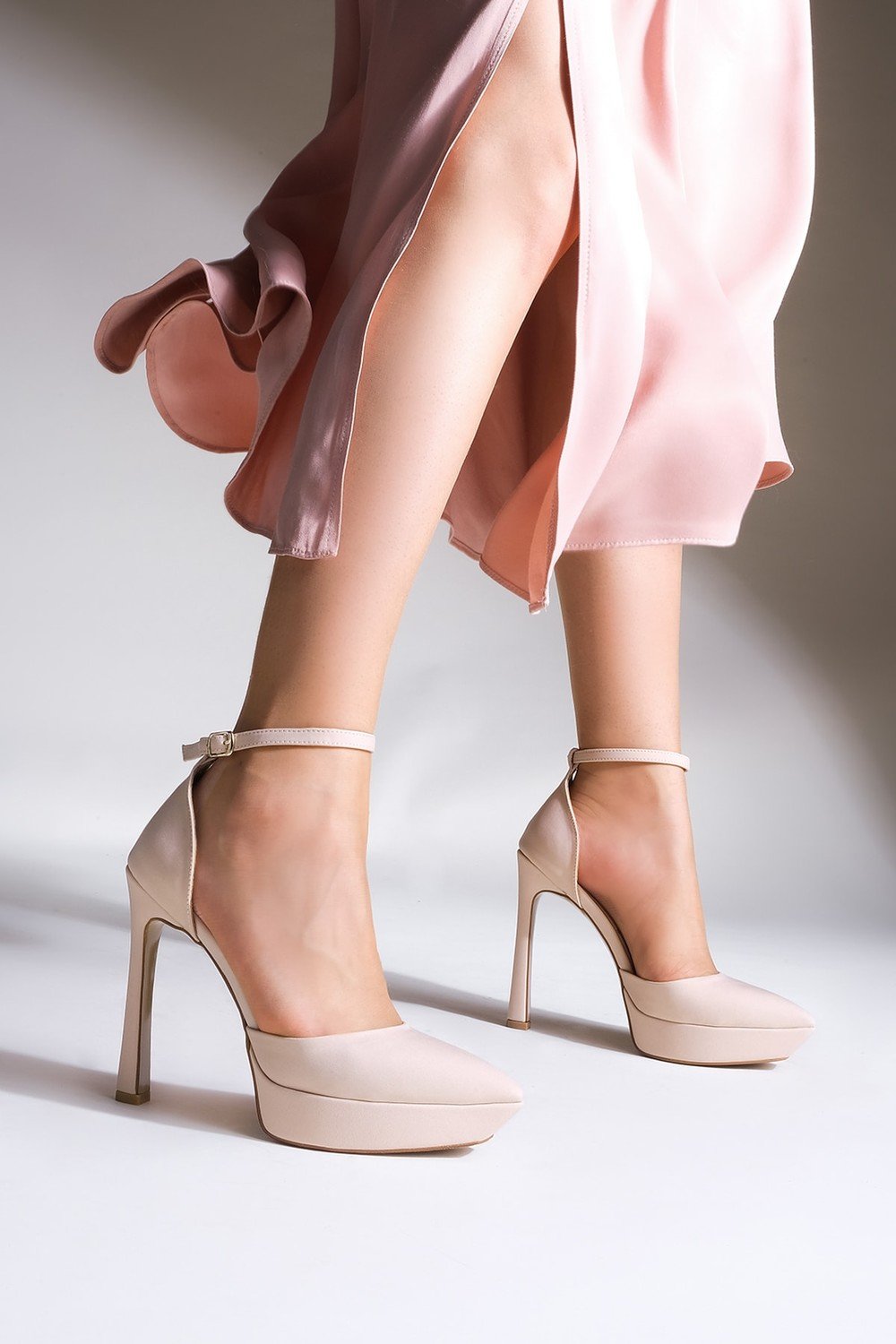 Marjin Evening Shoes - Beige - Stiletto Heels