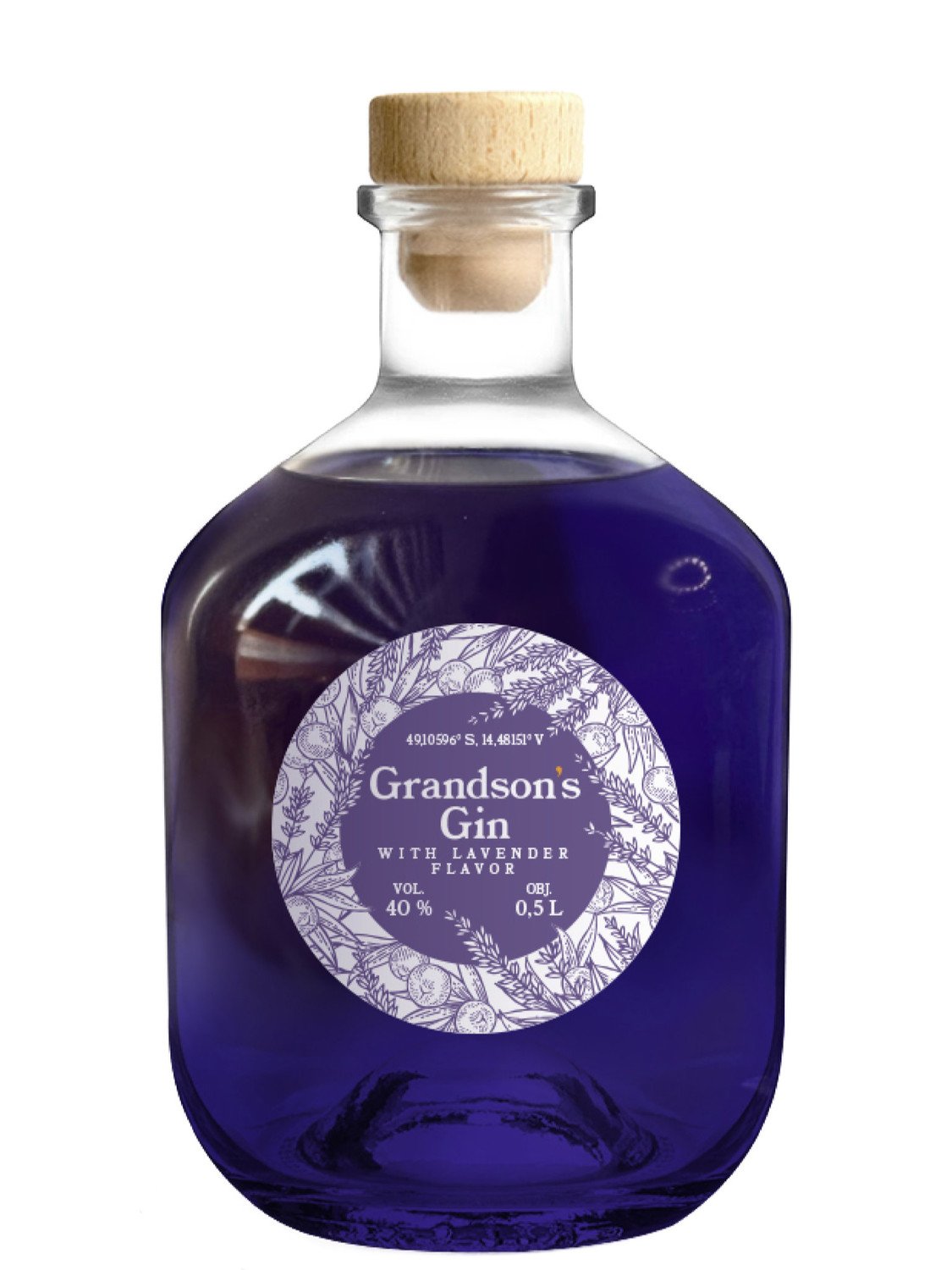 Lihovar Poněšice Poněšický Levandulový Grandson's gin 40% 0,5l