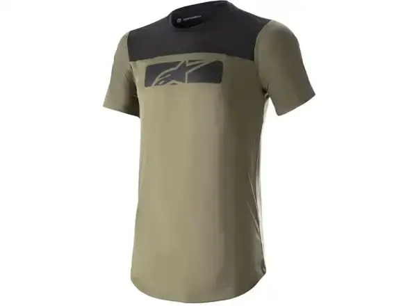 Alpinestars Drop 4.0 Jersey dres krátký rukáv Olive vel. L