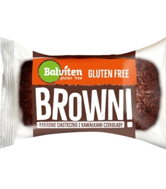 Balviten Brownies - kakaové sušenky s kousky čokolády 37 g