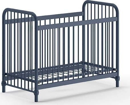 Modrá kovová postýlka 60x120 cm BRONXX – Vipack