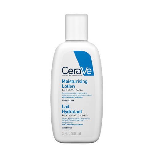 CeraVe Hydratační mléko na tělo a obličej pro suchou až velmi suchou pokožku Moisturizers (Moisturising Lotion) 88 ml