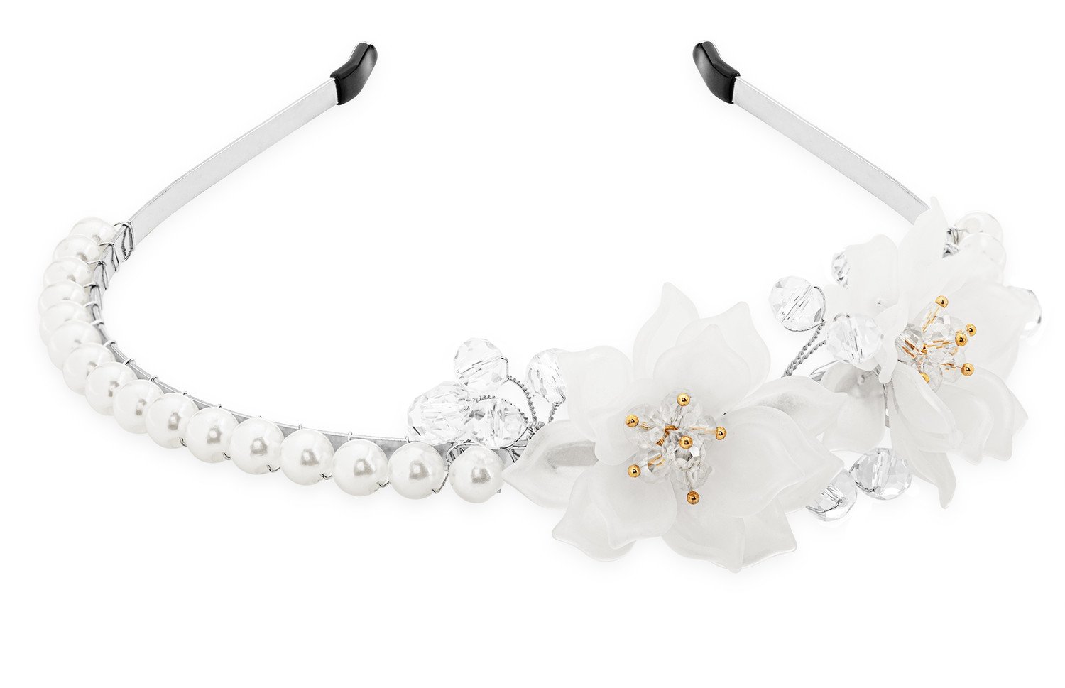 Troli Perlová čelenka s květinami