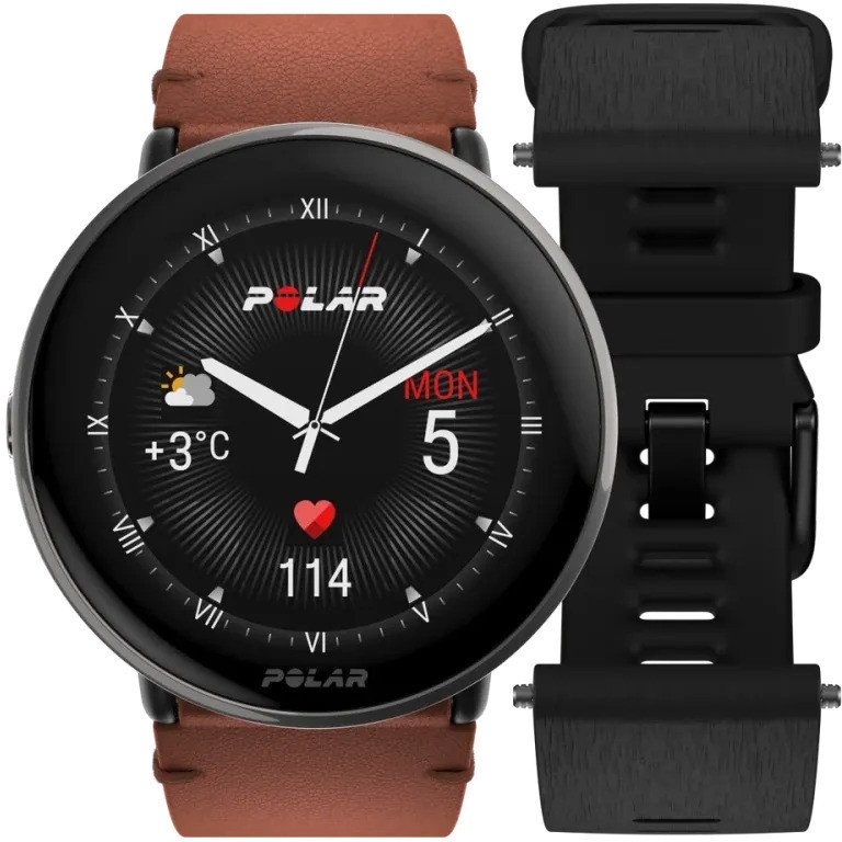 Polar Polar Ignite 3 Titanium SET s náhradním řemínkem, vel. S-L