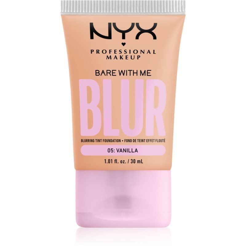 NYX Professional Makeup Bare With Me Blur Tint hydratační make-up odstín 05 Vanilla 30 ml