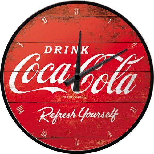 Postershop Hodiny Coca-Cola - Red Logo