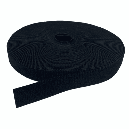 Velcro páska se suchým zipem ČERNÁ 20 mm x 5 m - Kód: 25729