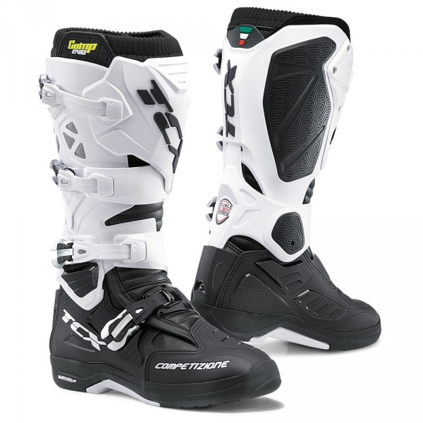 TCX COMP EVO 2 MICHELIN® Moto boty černá/bílá 45