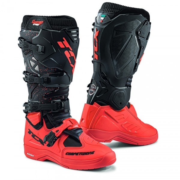 TCX COMP EVO 2 MICHELIN® Moto boty černá/červená 45