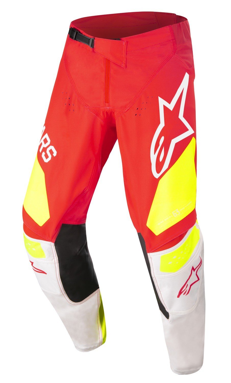 ALPINESTARS RACER FACTORY kalhoty dětské červená fluo/bílá/žlutá fluo 24