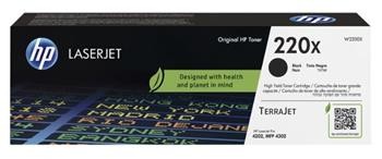 HP 220X High Yield Black Original LaserJet Toner Cartridge, W2200X