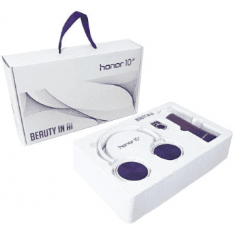 HONOR GIFT BOX White-Purple - sluchátka, láhev na nápoje, držák na mobil obdoba iRing Honor 434340 6900087106029