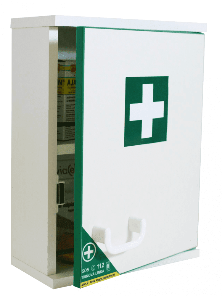 Dřevěná nástěnná lékárnička DL 200 Kód: 00661