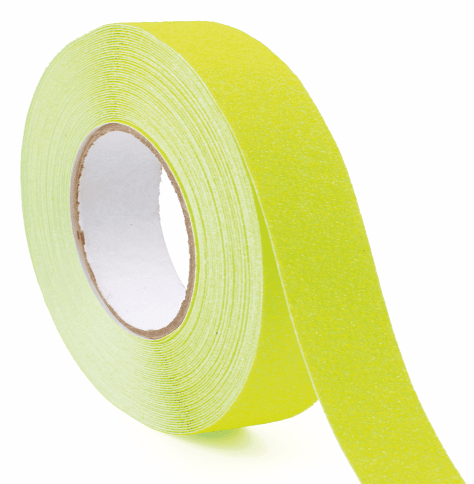 Protiskluzová páska fluorescenční žlutá PERMAFIX STANDARD 100 mm x 18 m - 100 mm x 18 m - Kód: 16552