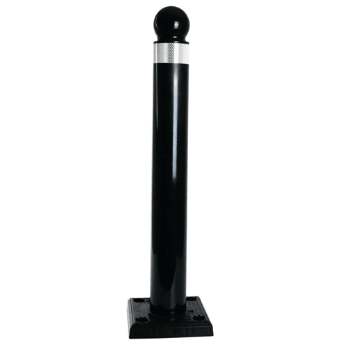 Zahrazovací sloupek BS-MFCB Černý (bez reflexního pruhu), Výška: 85 cm, Průměr: 10 cm, Kód: 17843