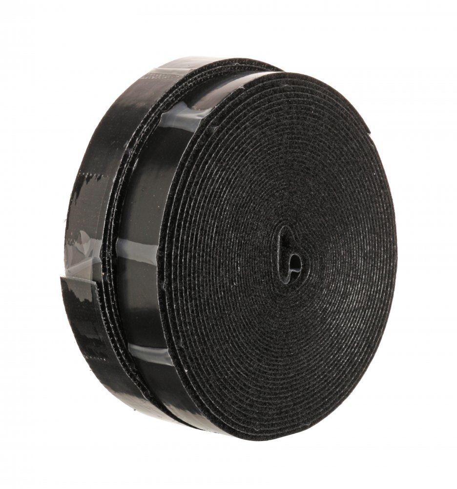 Suchý zip samolepící 8 m x 20 mm BBS-016 černý - Kód: 18271