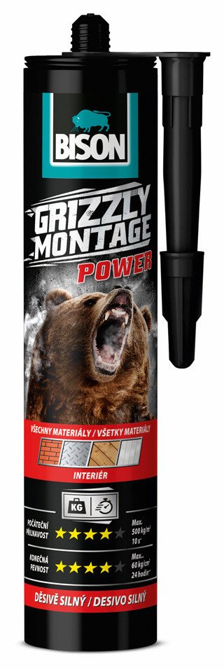 BISON GRIZZLY MONTAGE POVER 370g BISON GRIZZLY MONTAGE POVER 370g, Kód: 25354
