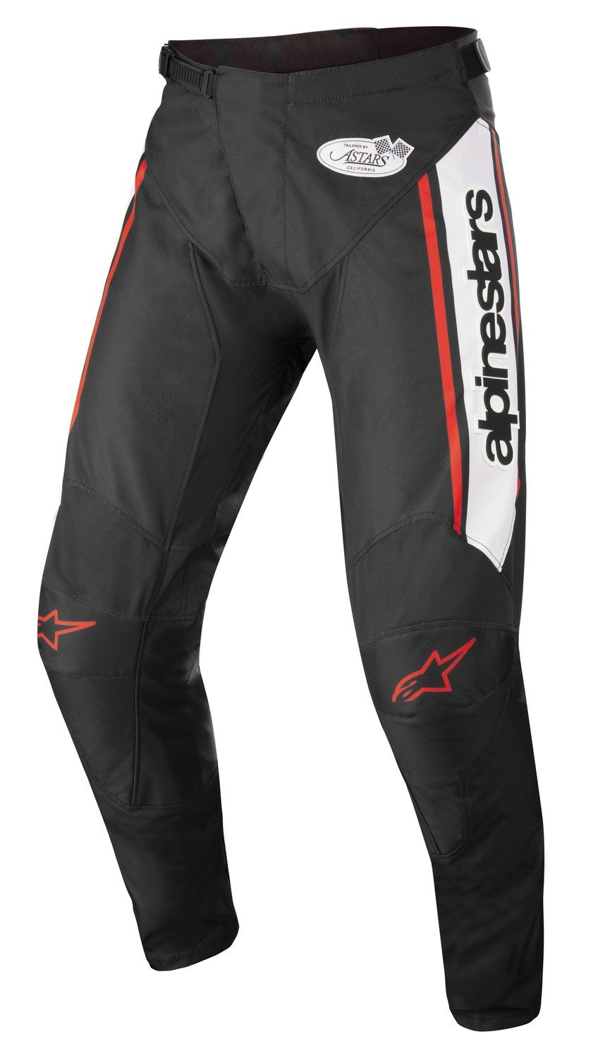 ALPINESTARS RACER FLAGSHIP kalhoty černá/bílá/červená fluo 32