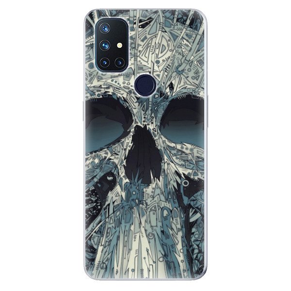 Odolné silikonové pouzdro iSaprio - Abstract Skull - OnePlus Nord N10 5G
