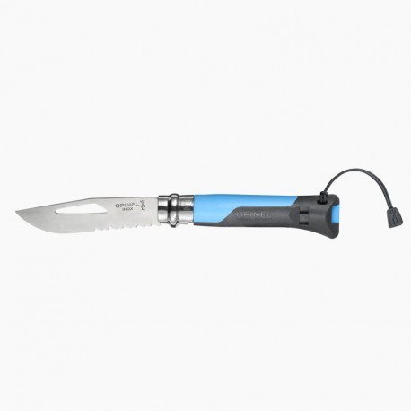 OPINEL VR N°08 Outdoor Inox modrý zavírací nůž s odolnou rukojetí - pro outdoor i jachting