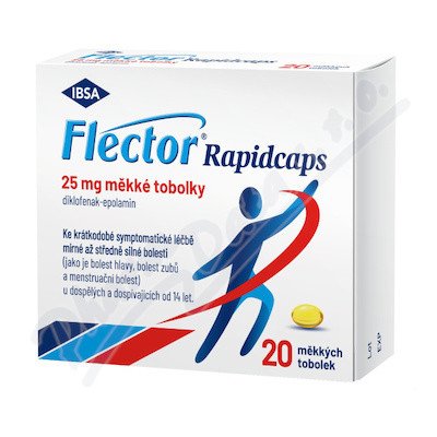 FLECTOR RAPIDCAPS 25MG měkké tobolky 20