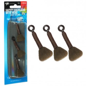 Giants fishing Zátěž Safety Backlead with Wire Sandy Brown(3pc)|42g (1.5 oz)