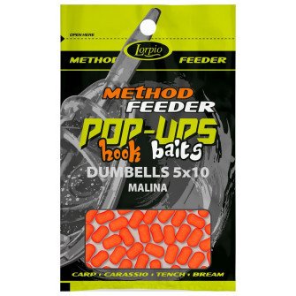 Lorpio - Hook Baits Pop Up Dumblles 5x10mm Malina 15g