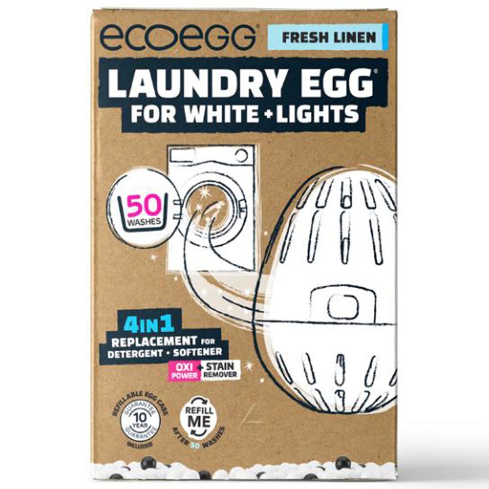 ECOEGG Vajíčko na praní na bílé prádlo Svěží bavlna - na 50 pracích cyklů