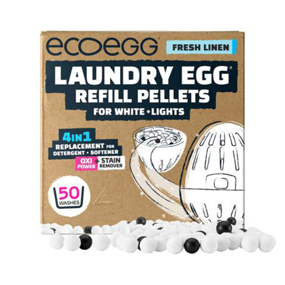 ECOEGG Náplň do pracího vajíčka na bílé prádlo Svěží bavlna - na 50 pracích cyklů