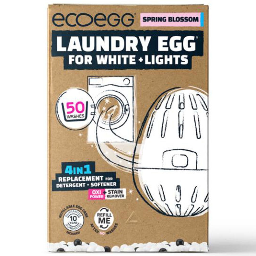 ECOEGG  Vajíčko na praní na bílé prádlo Jarní květy - na 50 pracích cyklů