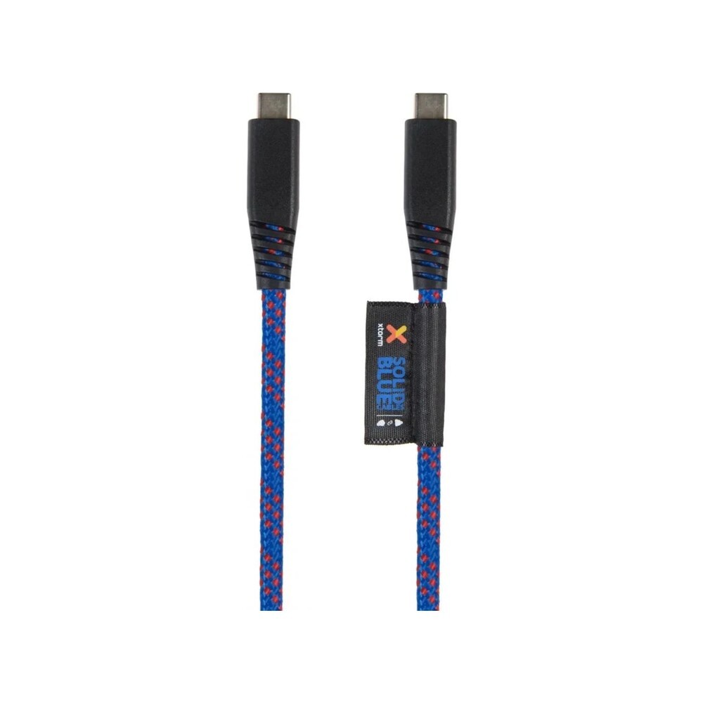 Xtorm Solid USB-C/USB-C PD pevný kabel 2 m modrý