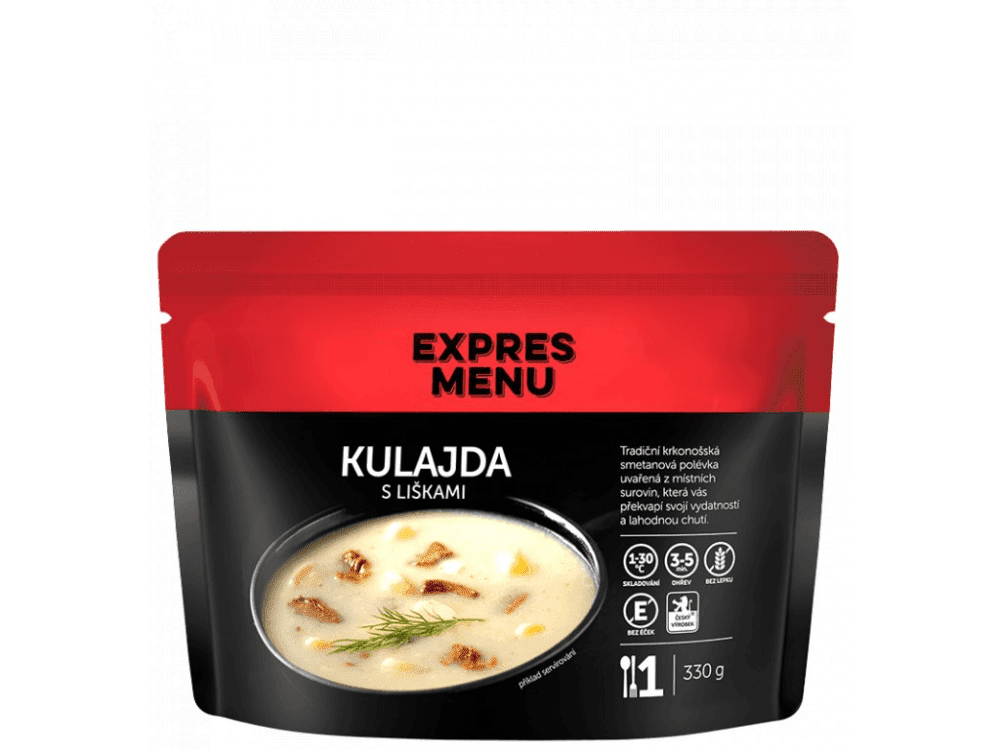 Expres Menu kulajda s liškami 1 porce 330g