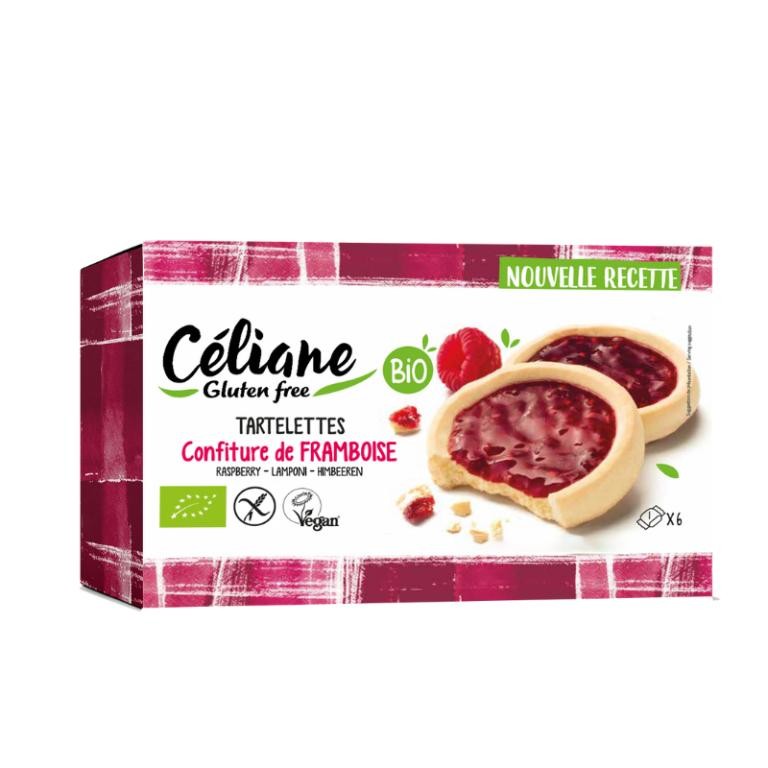 Celiane glutenfree Celiane bezlepkové tartaletky s malinovou náplní 130 g