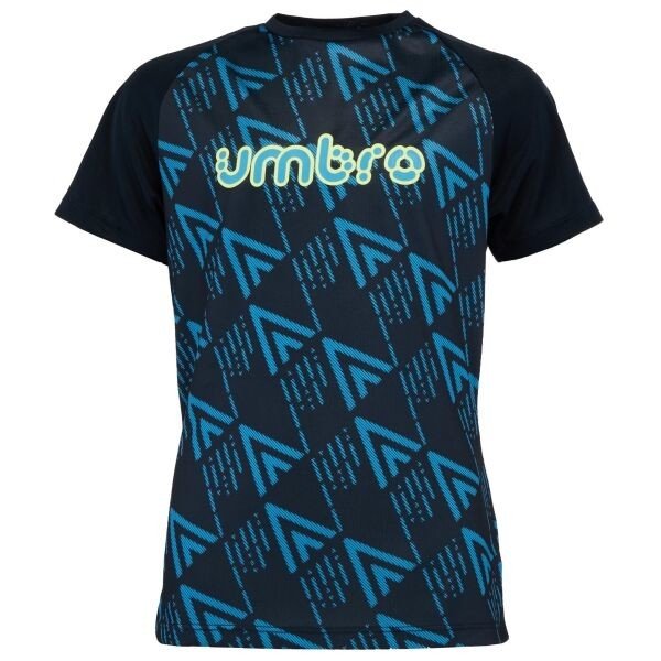 Umbro CYPHER GRAPHIC JERSEY - JNR Chlapecké sportovní triko, černá, velikost L