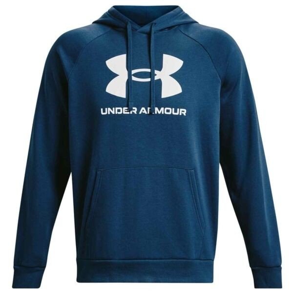 Under Armour RIVAL FLEECE LOGO HD Pánská mikina, modrá, velikost M
