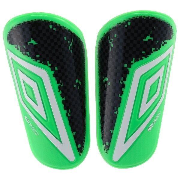 Umbro NEO SHIELD GUARD W/SLEEVE Fotbalové chrániče, zelená, velikost M