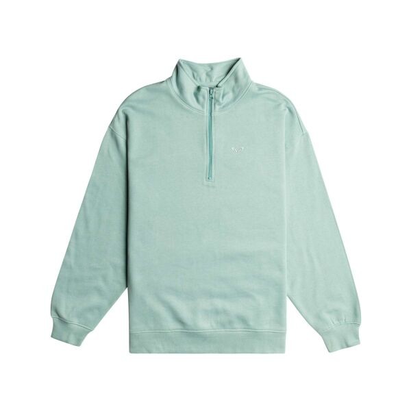 Roxy ESSENTIAL ENERGY HALF ZIP Dámská mikina, světle modrá, velikost XS