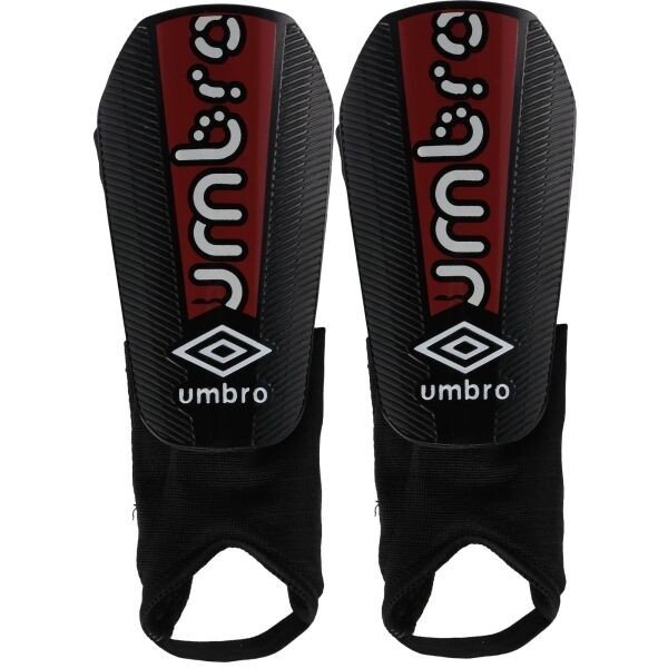 Umbro CYPHER GUARD W/ANKLE SOCK - JNR Dětské fotbalové chrániče, černá, velikost XS