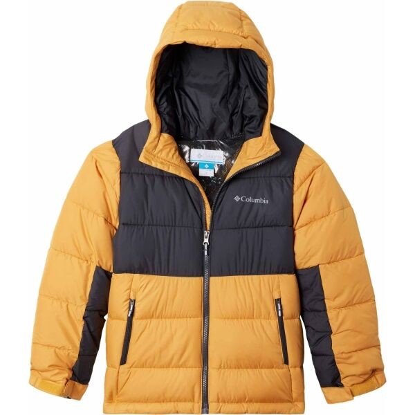 Columbia PIKE LAKE II HOODED JACKET Dětská bunda, žlutá, velikost S