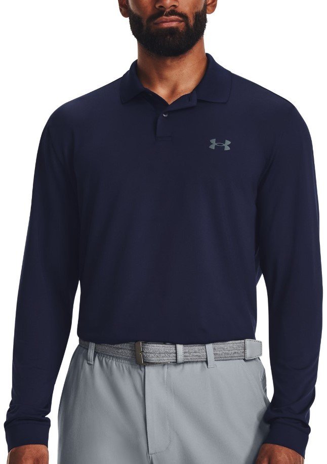 Triko Under Armour UA Performance 3.0 LS Polo-BLU