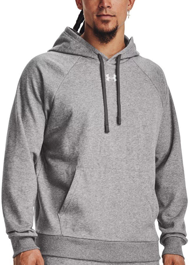 Mikina s kapucí Under Armour UA Rival Fleece Hoodie-GRY