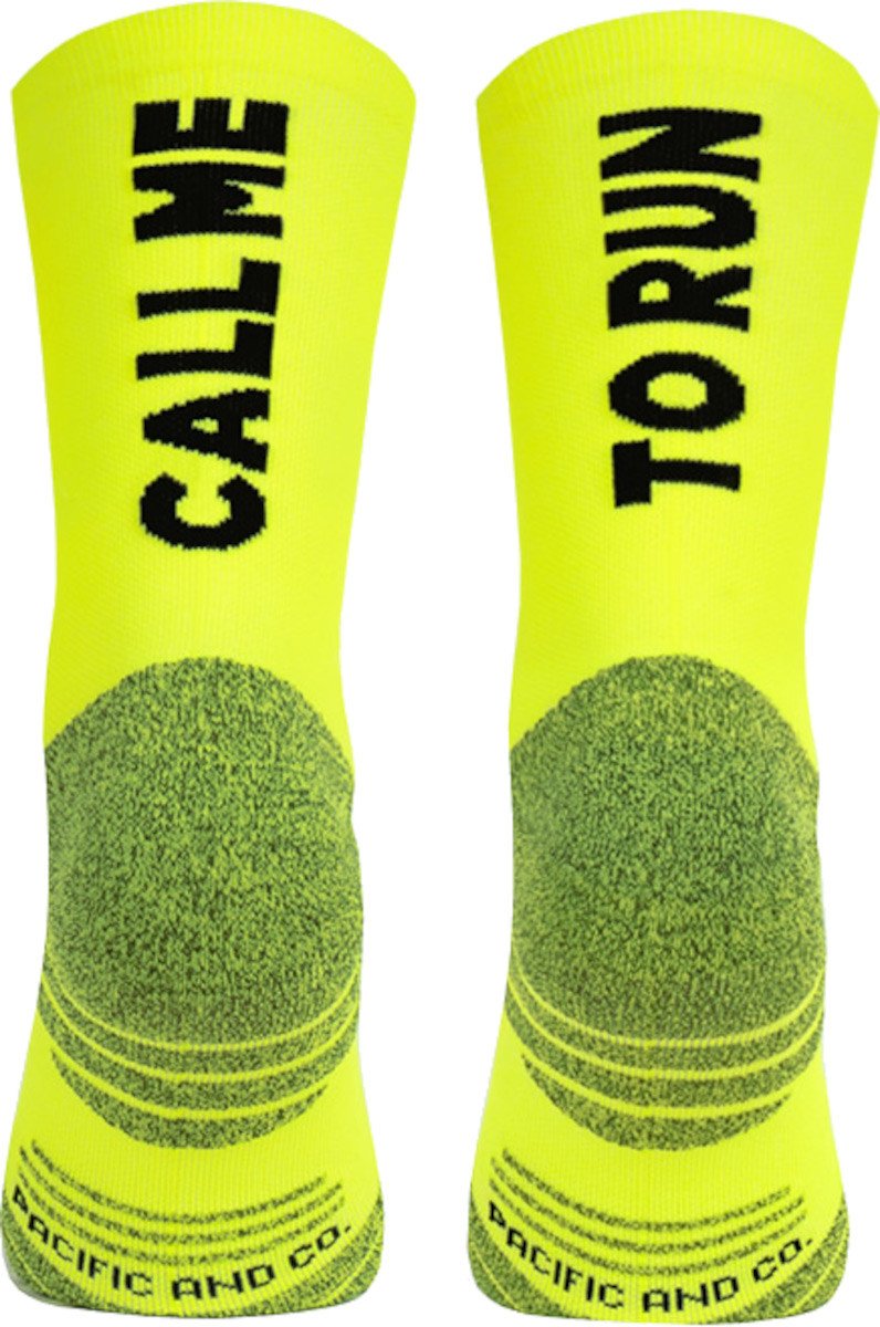 Ponožky Pacific and Co CALL ME (Neon Yellow)