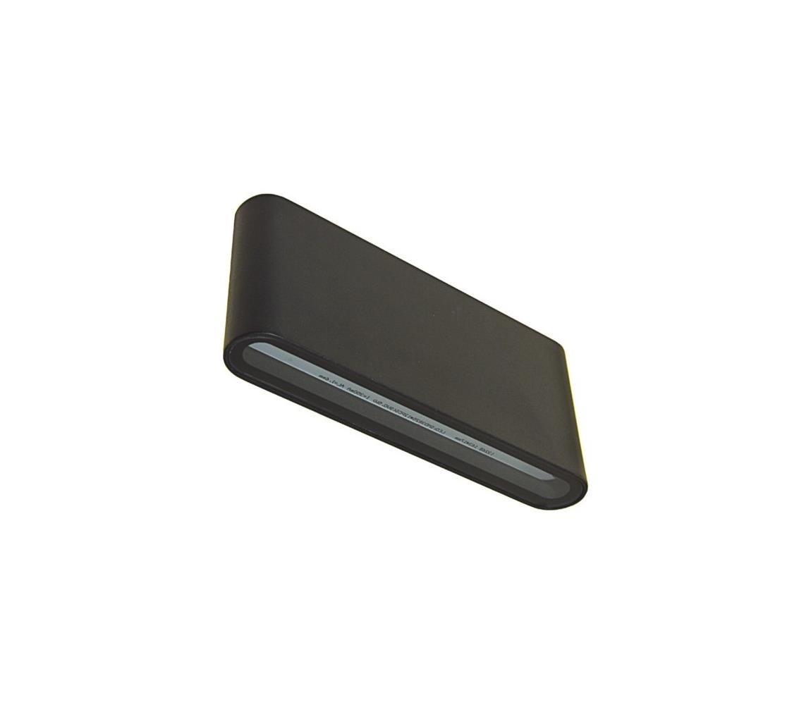 LED Venkovní nástěnné svítidlo FLOW LED/6W/230V IP54 4000K antracit