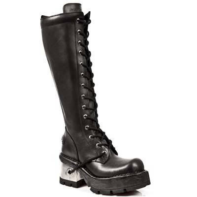 boty kožené dámské - 14-eye Boots (236-S1) - NEW ROCK - M.236-S1 38