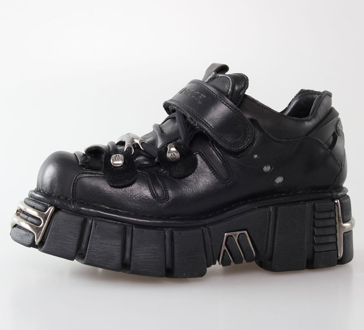 boty kožené dámské - Bolt Shoes (131-S1) Black - NEW ROCK - M.131-S1 36