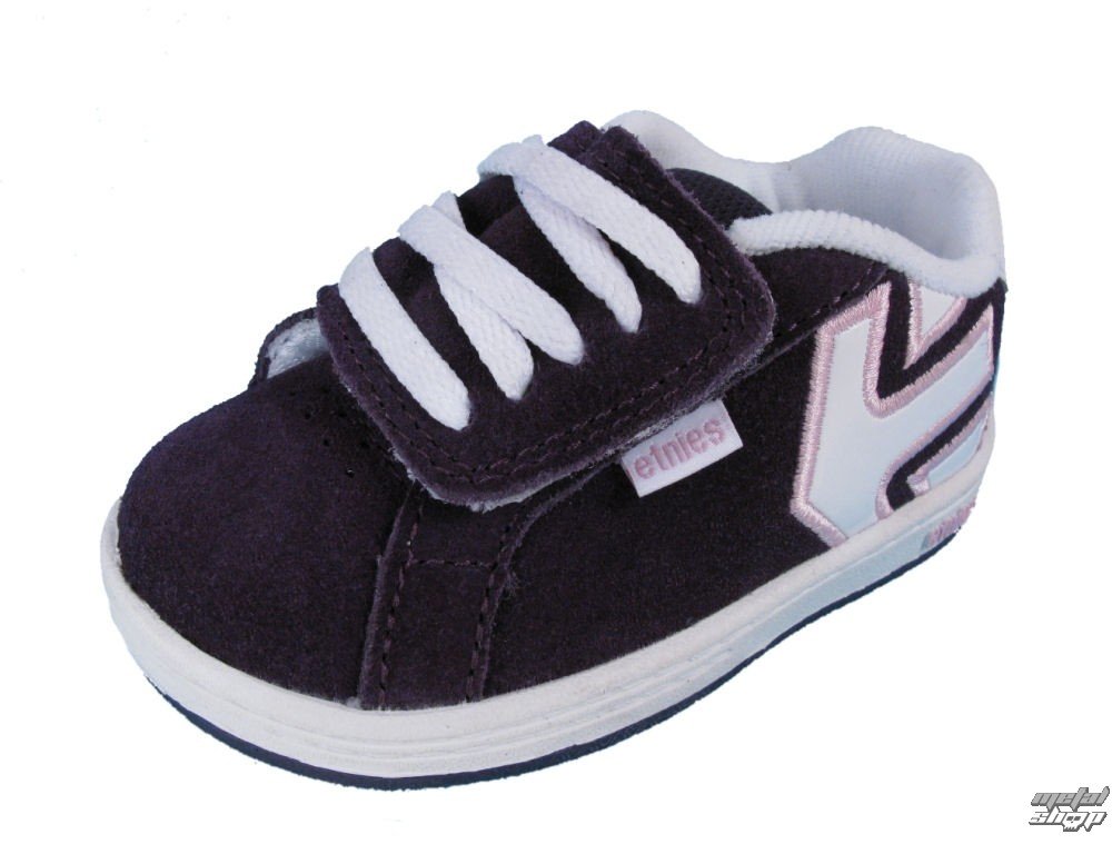 tenisky nízké dětské - Toddler Fader - ETNIES - PURPLE/WHITE